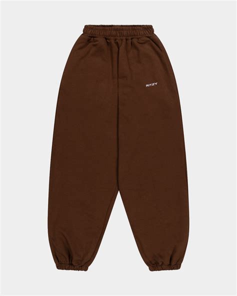 Ultra Baggy Sweatpants Chocolate Ritzy Lifestyle