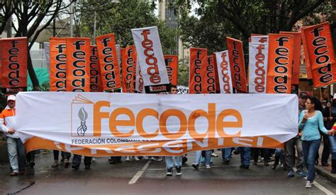 Fecode Anuncia Marchas En Toda Colombia Para Este De Febrero