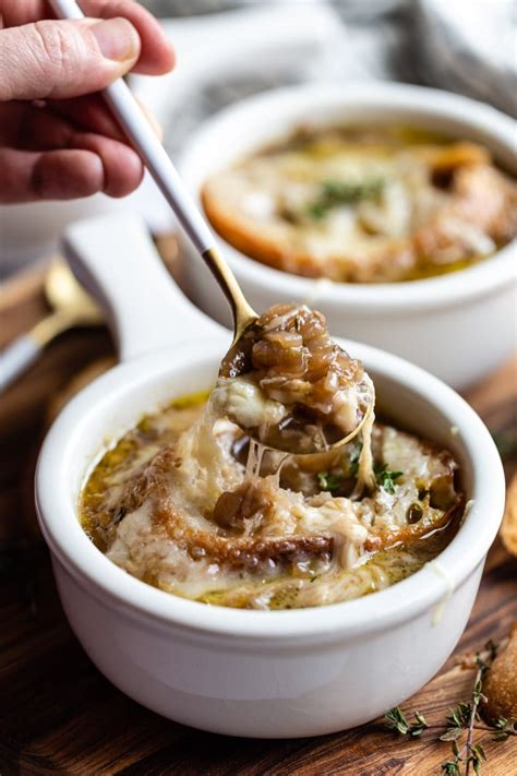 Vegetarian French Onion Soup - Food with Feeling