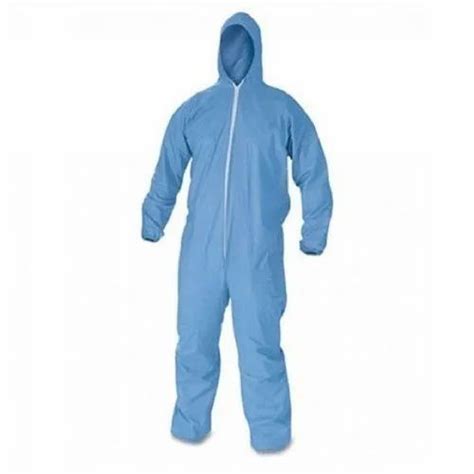 Doctor General Wear Blue Full Body Coverall Sitra Certified For Ppe Kit