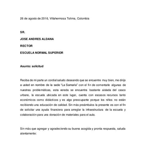 Ejemplo De Carta De Solicitud De Ayuda Economica Por Enfermedad Nuevo