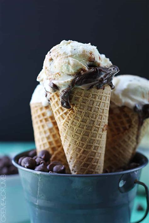 Mint Chocolate Chip Ice Cream Waffle Cone