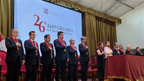 Alcalde participa en ceremonia por los 26 años de creación