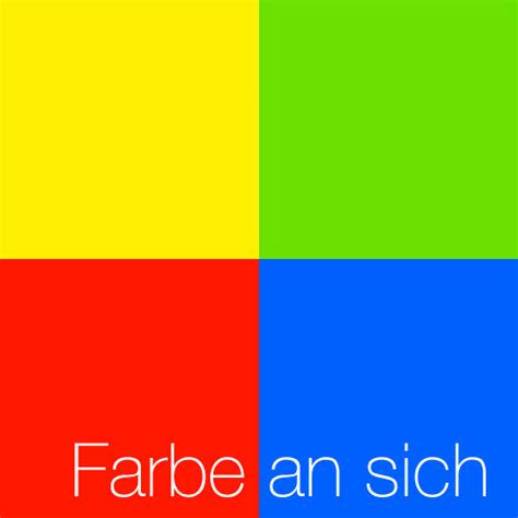 Der Farbe An Sich Kontrast