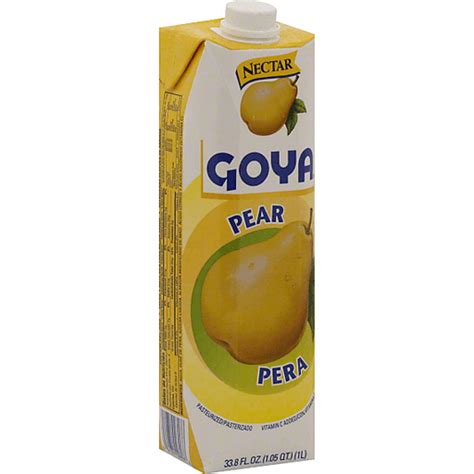 Goya Pear Nectar Prisma Hispanic Foodtown