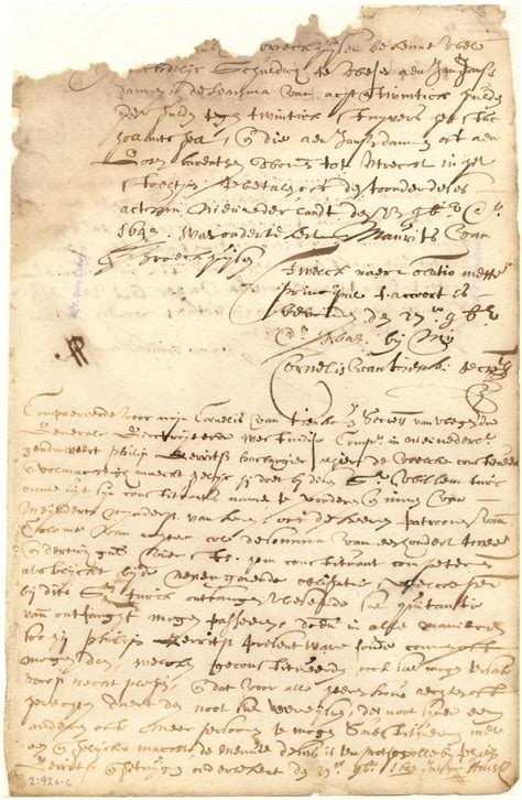 Document Power Of Attorney From Philip Gerritsen Tavern Keeper To