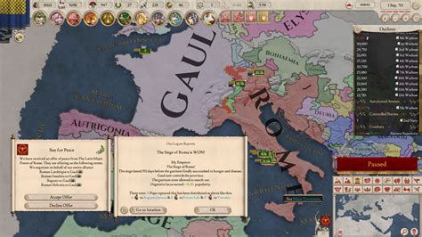 My Gallic Empire successfully sacked Rome. Vercingetorix would be proud ...