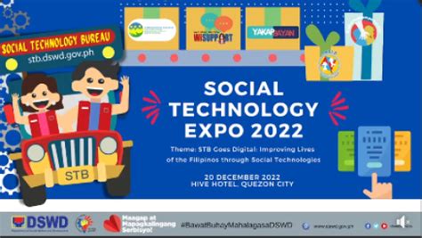 Dswd Social Technology Bureaus Stb Social Technology St Expo 2022