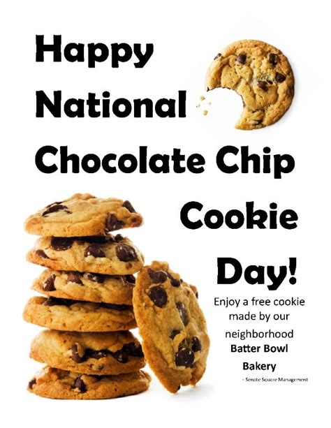 National Chocolate Chip Cookie Day 2025 Uk Carmen Elise