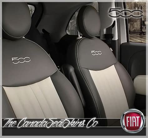 Genuine Fiat 500 Car Seat Covers Velcromag