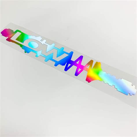 Low Autoaufkleber Sticker Oilslick Sticker Neochrom Scheibensticker