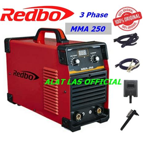 Jual Mesin Las Listrik Redbo MMA 250A Inverter 250 A 3PH Garansi 1