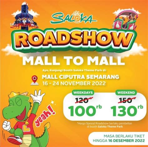 Promo Tiket Masuk Saloka Theme Park Mulai Rp 100 Ribu Tumbas In