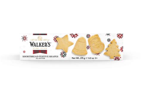 Walkers Shortbread Festive Shapes Carton