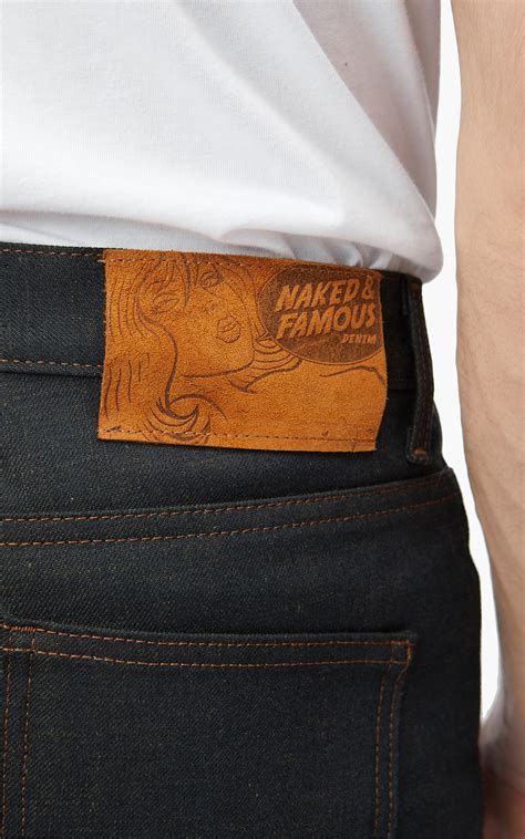 Naked Famous Denim Super Guy Catechu Selvedge Denim Oz Cultizm