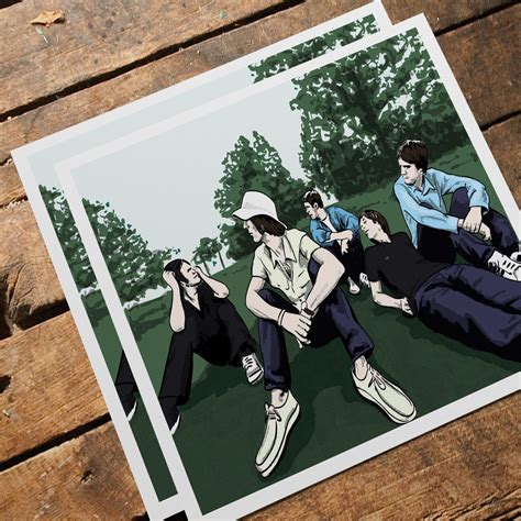 The Verve Urban Hymns Album Illustration Print Etsy Uk