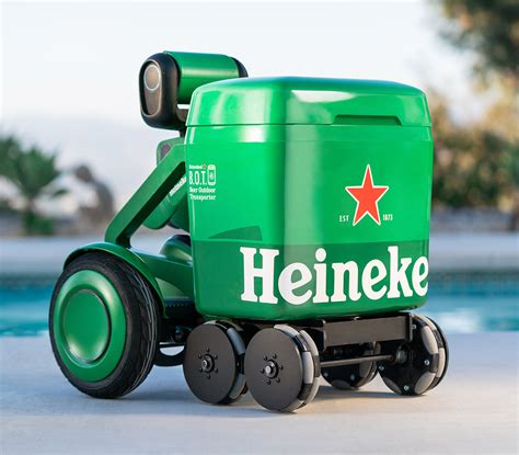 Heineken Bot Beer Outdoor Transporter Robot Unveiled Autonomously