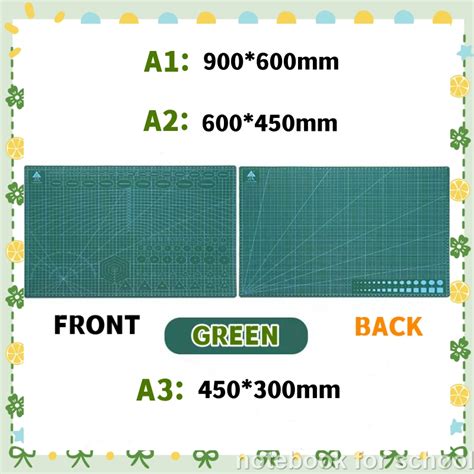 Nfs Double Sided A1a2a3 Five Layer Pvc Cutting Mat Self Healing Pad