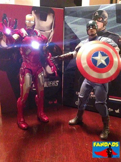 Hanging Out With Iron Man And Captain America From Hot Toys