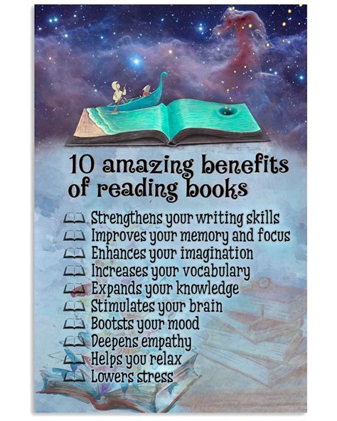 10 Amazing Benefits Of Reading Books Dream Night Sky Poster Books To Read Dream Night Books