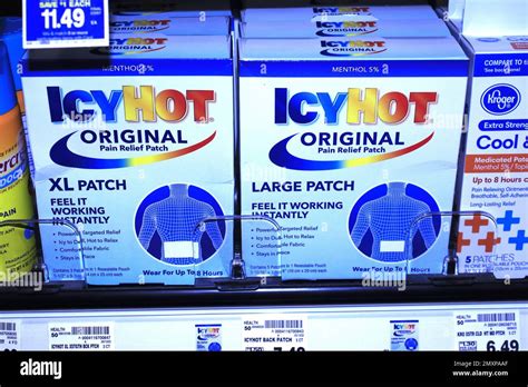 Icy Hot Patches Hi Res Stock Photography And Images Alamy