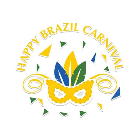 Brazilian Carnival Vector Art Png Happy Brazilian Carnival Festival Application Holiday Rio