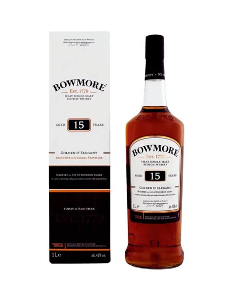 Bowmore 15 Years Single Malt Golden Elegant Daydramer