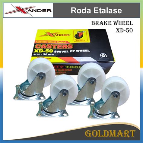 Jual Roda Inch Pcs Mm Xander Roda Etalase Troli Gerobak Hidup