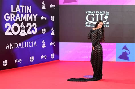 Rosalia Latin Grammys Black Dress Thong Fabulous Ass Hot Celebs Home