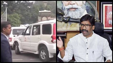 Video Ed Arrives At Jharkhand Cm Hemant Sorens Residence To Question