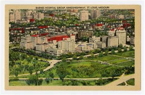 VC530_Barnes_Hospital_Medical_Group_postcard_ca1939 – Becker Medical ...