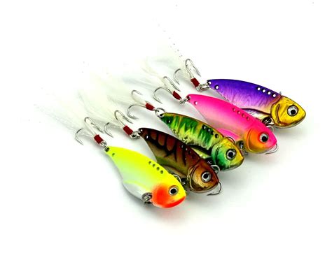 20pcs Metal Vib Fishing Lure 5 5cm 11g New Blade Metal Vibration Lure