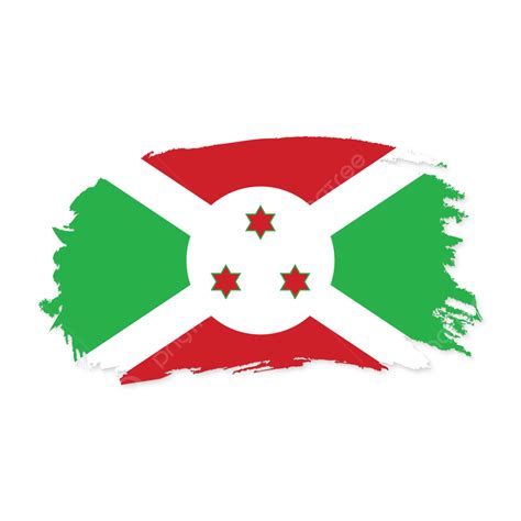 Burundi Flag With Vector Style Burundi Burundi Flag Burundi National