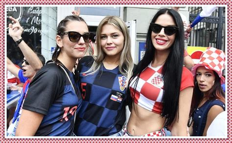 Of Them Gives A Support To The Croatian Football Team In Moscow This