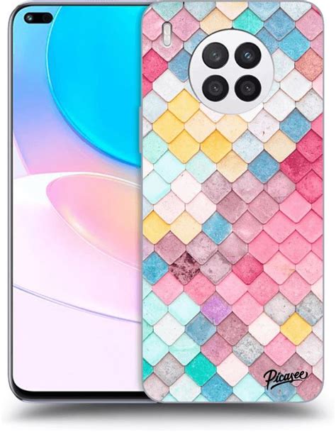 SILIKONOWE PRZEŹROCZYSTE ETUI NA HUAWEI NOVA 8I COLORFUL ROOF Etui