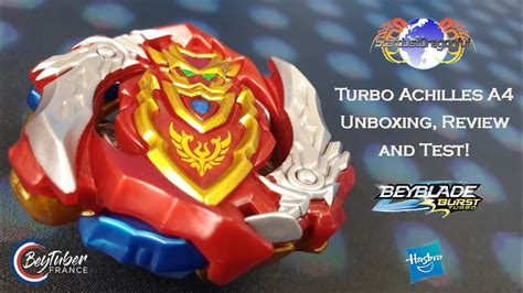 Turbo Achilles A4 Beyblade Burst Turbo Slingshock Ouverture Et Présentation Hasbro Youtube