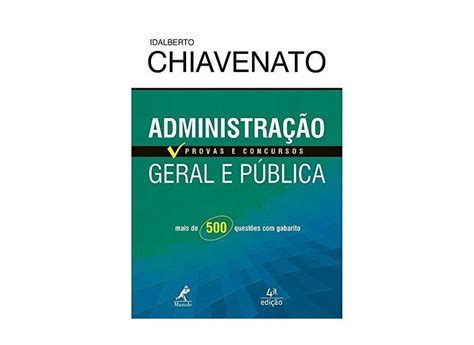 Administra O Geral E P Blica S Rie Provas E Concursos Ed