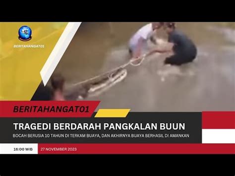 Viral Tragedi Pangkalan Bun Bocah Tahun Di Terkam Buaya