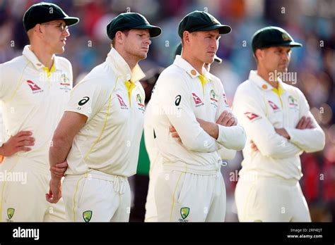 Australias Steve Smith And Marnus Labuschagne During The Interviews