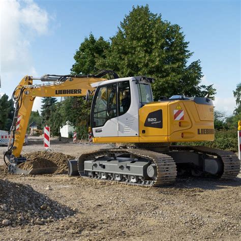 Pelleteuse intermédiaire R 920 Liebherr Excavators sur chenilles