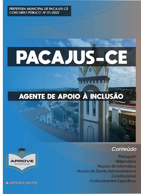 APOSTILA PACAJUS AGENTE DE APOIO À INCLUSÃO Aprove Apostilas