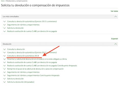 Devolución De Impuestos Automáticos Del Sat Solicitados En Declaración