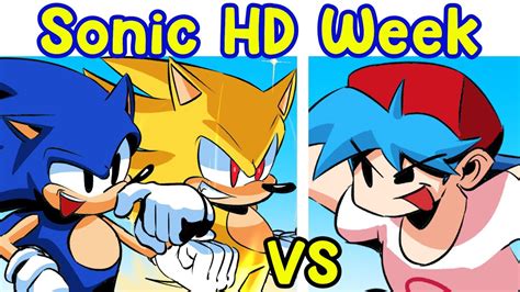 Friday Night Funkin VS Sonic HD FULL WEEK Cutscenes FNF HD Mod