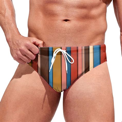 Gubotare Swim Briefs For Men Mens Swim Briefs Drawstring Bikini Sport