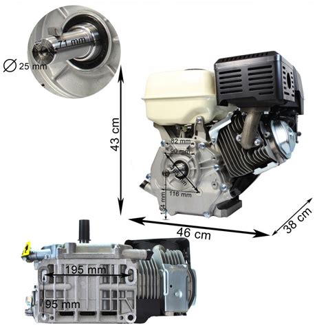 Silnik agregatów prądotwórczych zagęszczarek motopomp GX390 OHV 188F