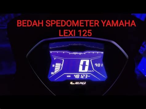 Cara Setting Dan Tips Speedometer YAMAHA LEXI 125 YouTube