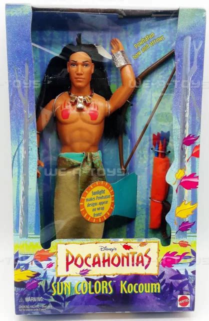 DISNEY SUN COLORS Kocoum Doll From Pocahontas 1995 Mattel NEW 20 60