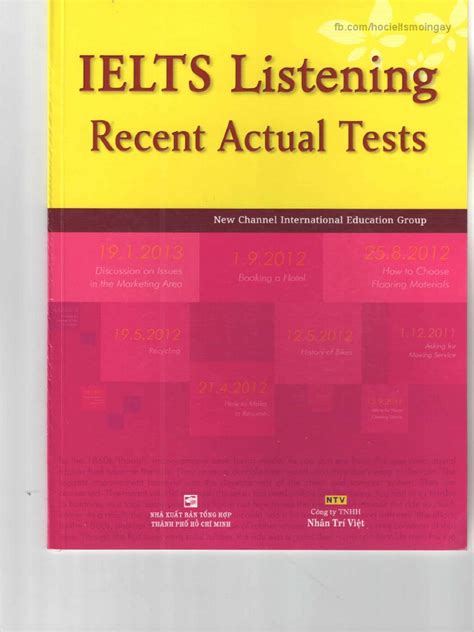 Pdf Ielts Listening Recent Actual Tests Pdf Dokumen Tips