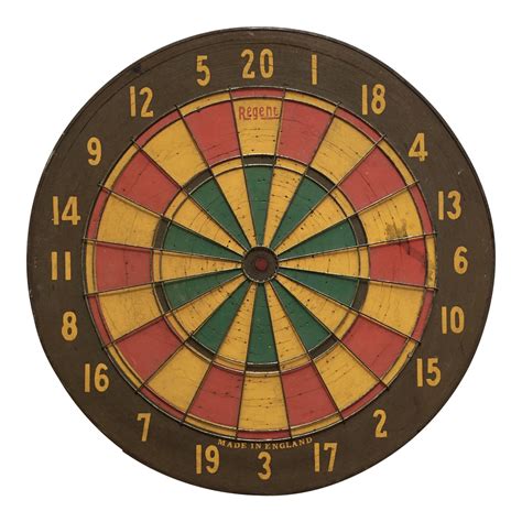 Vintage Regent Dart Board Chairish