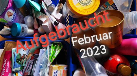 Aufgebraucht Platt Gemacht XXL Februar 2023 So Viel Hatte Ich Noch